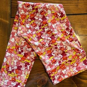 Red Mickey Mouse LuLaRoe TC Leggings
